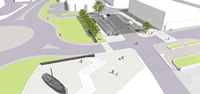 Port Glasgow Town Centre artists impression
